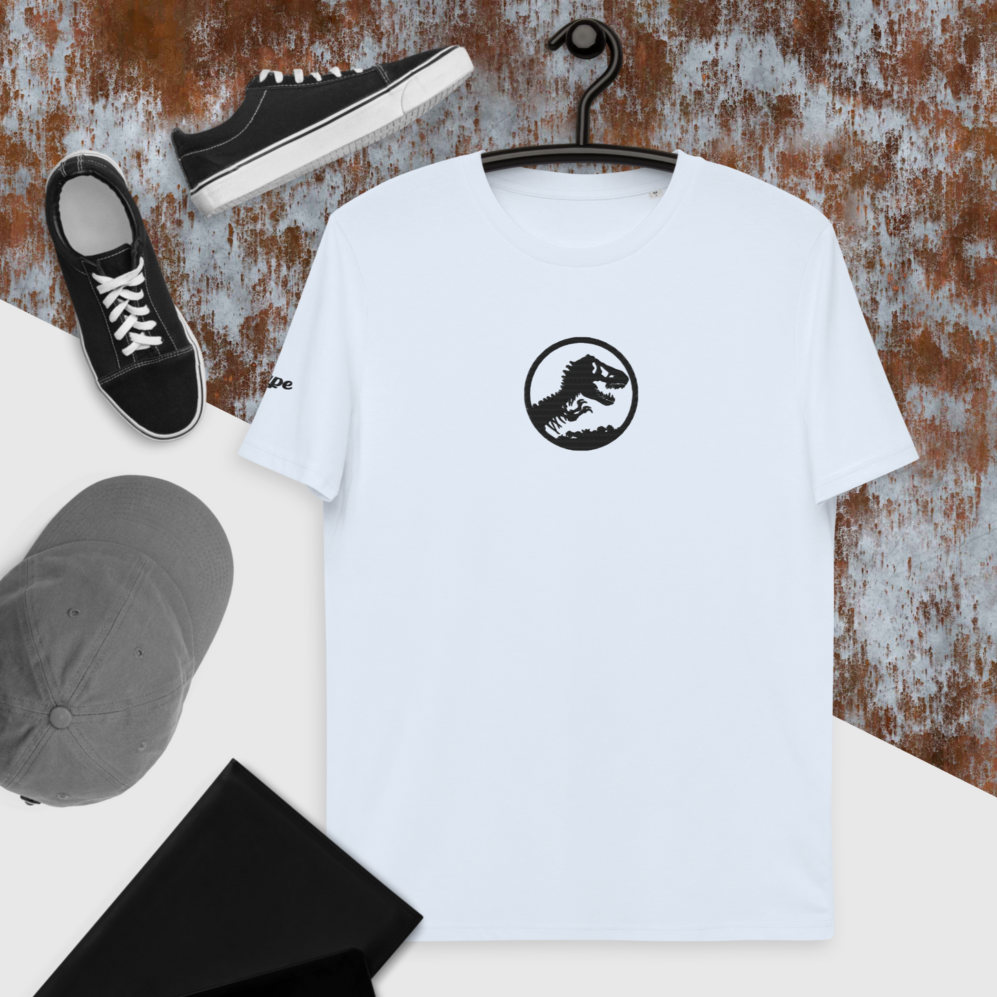 T-shirt unisexe brodé Dino