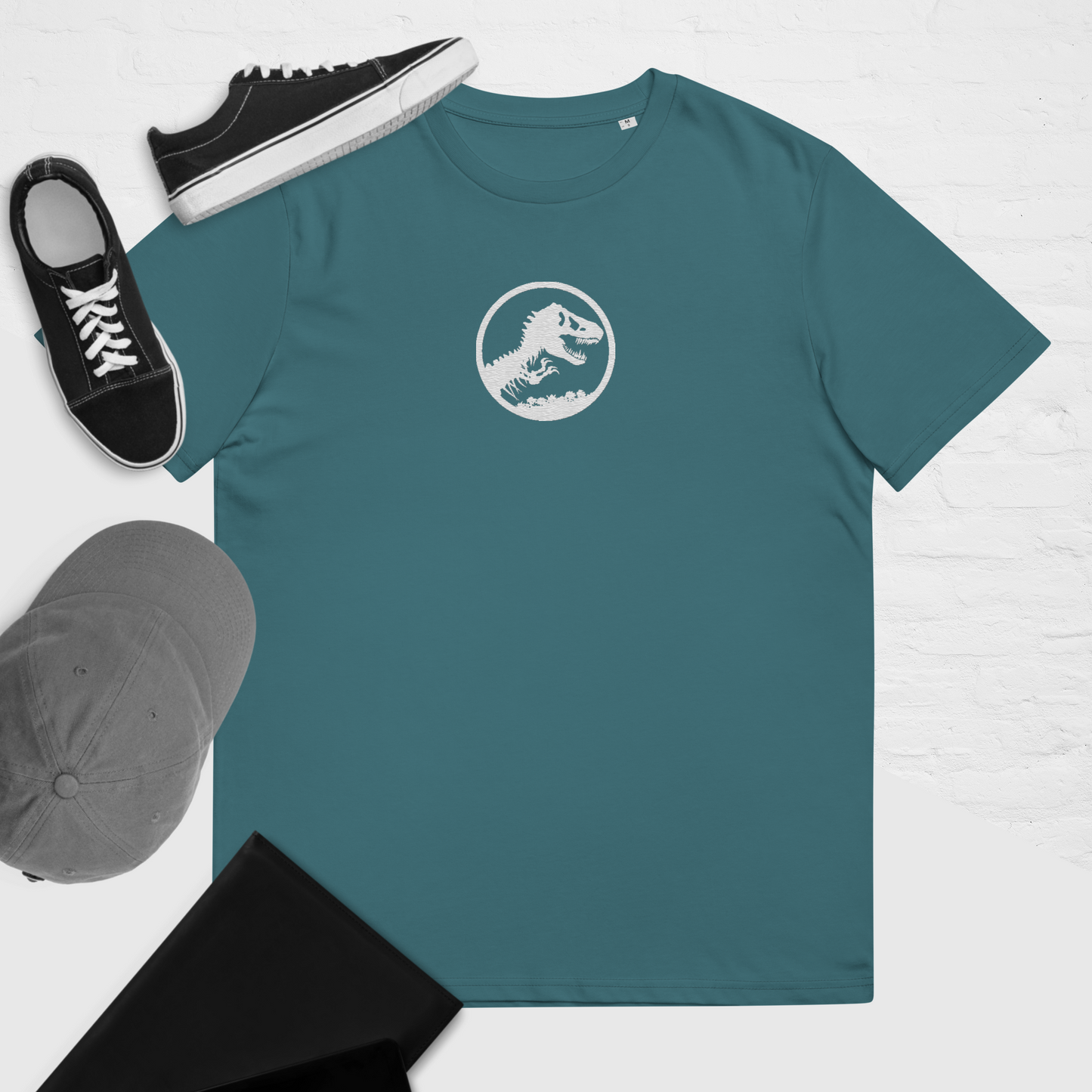 T-shirt unisexe brodé Dino