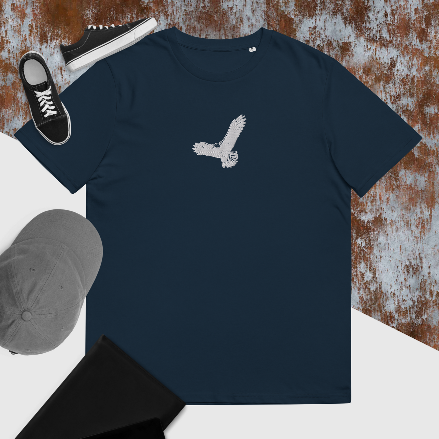 T-shirt unisexe brodé Eagle