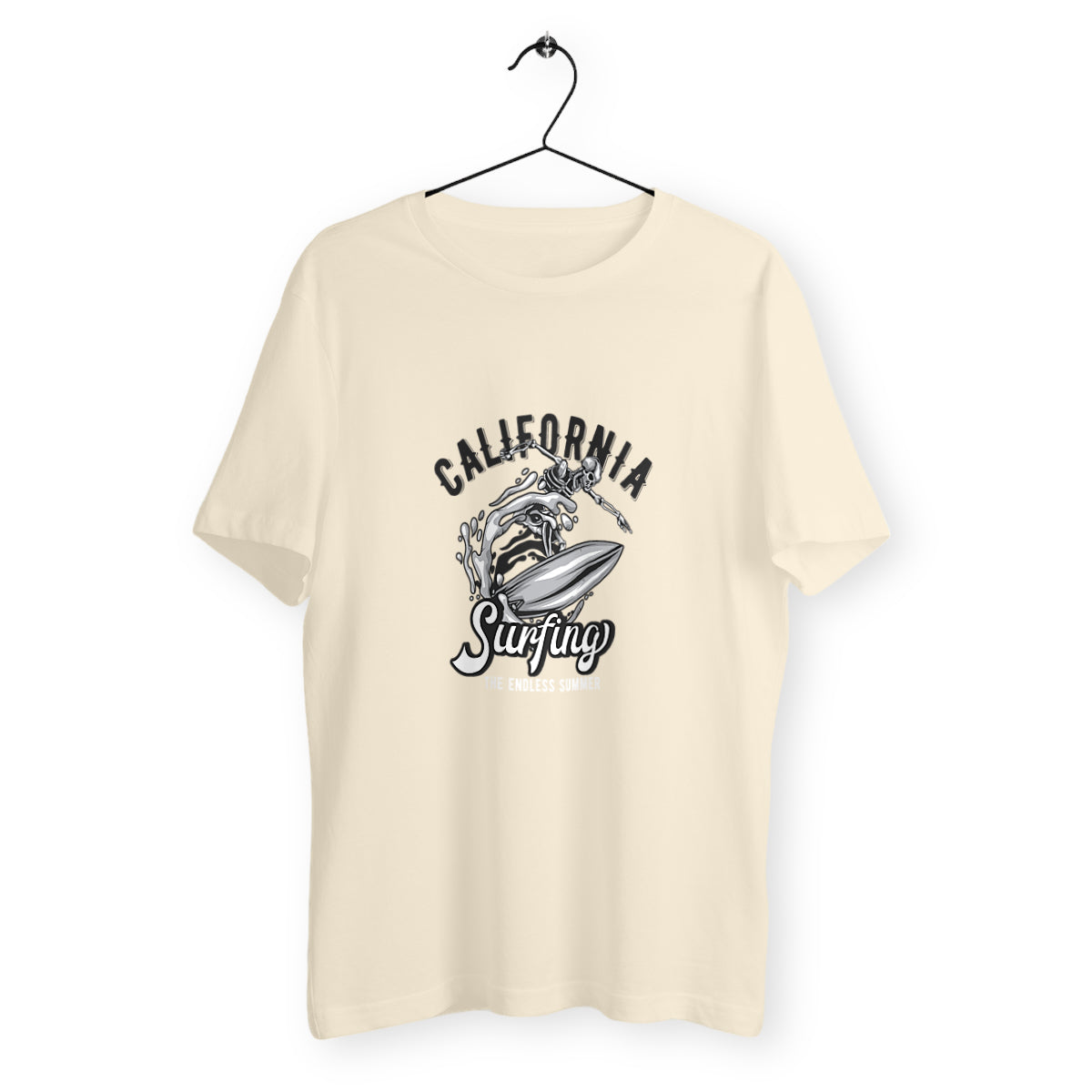 T-shirt Skull Surfing